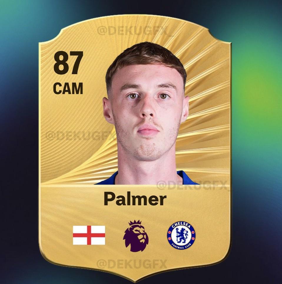 开云体育入口-上涨2点，博主：帕尔默在FC26中的能力值为87