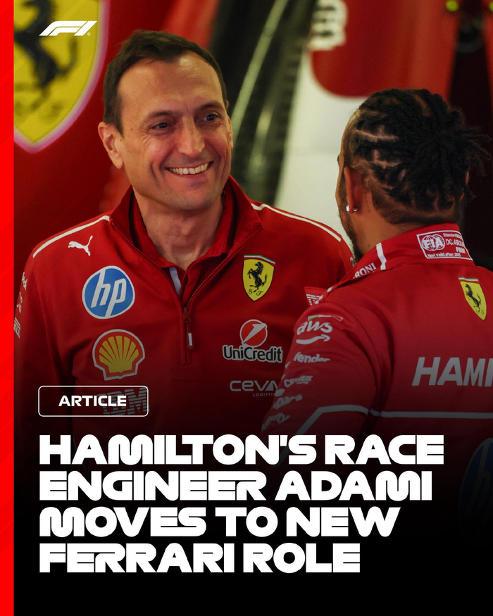 开云体育APP下载-法拉利官宣阿达米转任车手学院经理，汉密尔顿比赛工程师换人|法拉利车手学院|里卡多·阿达米|刘易斯·汉密尔顿|F1|法拉利车队_新浪体育_新浪新闻